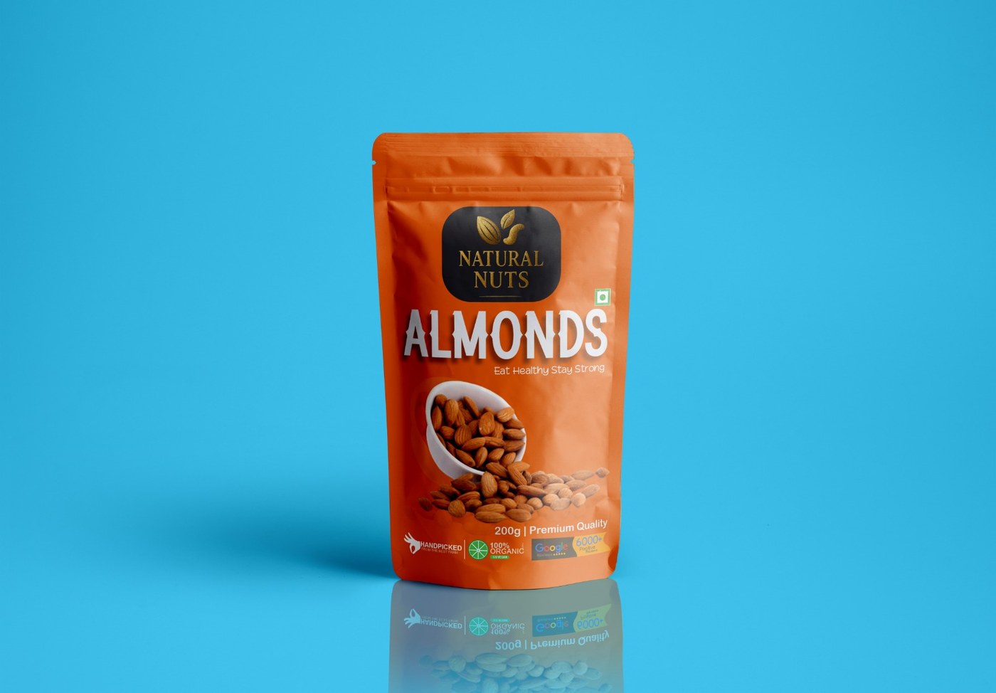 Natural Nuts Almonds